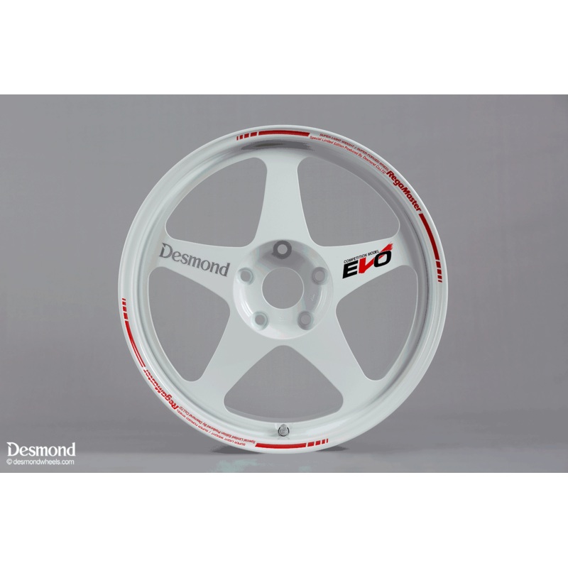 Desmond Regamaster EVO II 17×9 +45 5×114.3 Gloss White (SET)