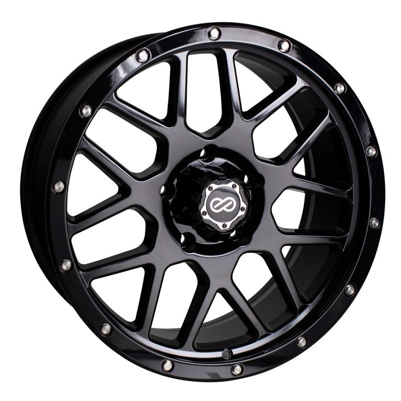 Enkei Matrix 20×9 6×135 15mm Offset 87mm Bore Gloss Black Wheel