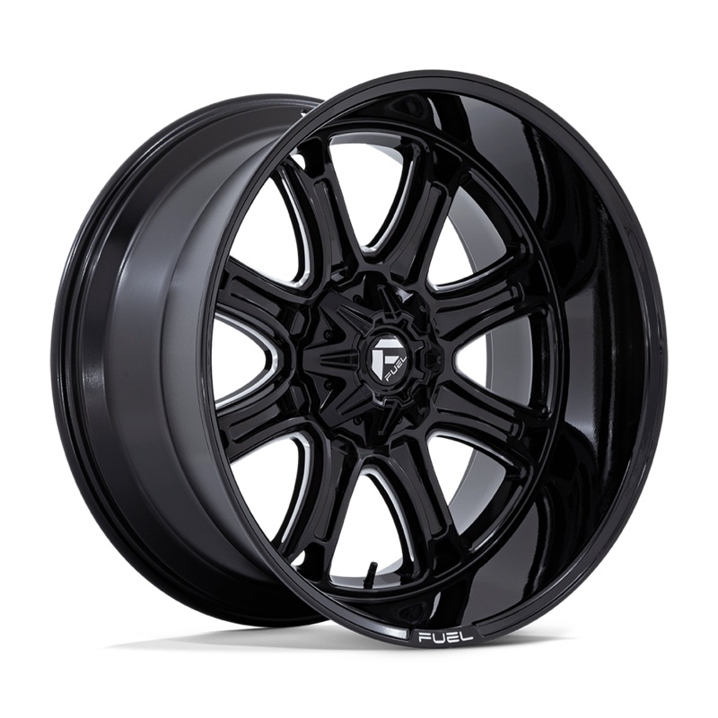 Fuel Wheels Darkstar 20″ 5×127/5×139.7 Gloss Black Milled