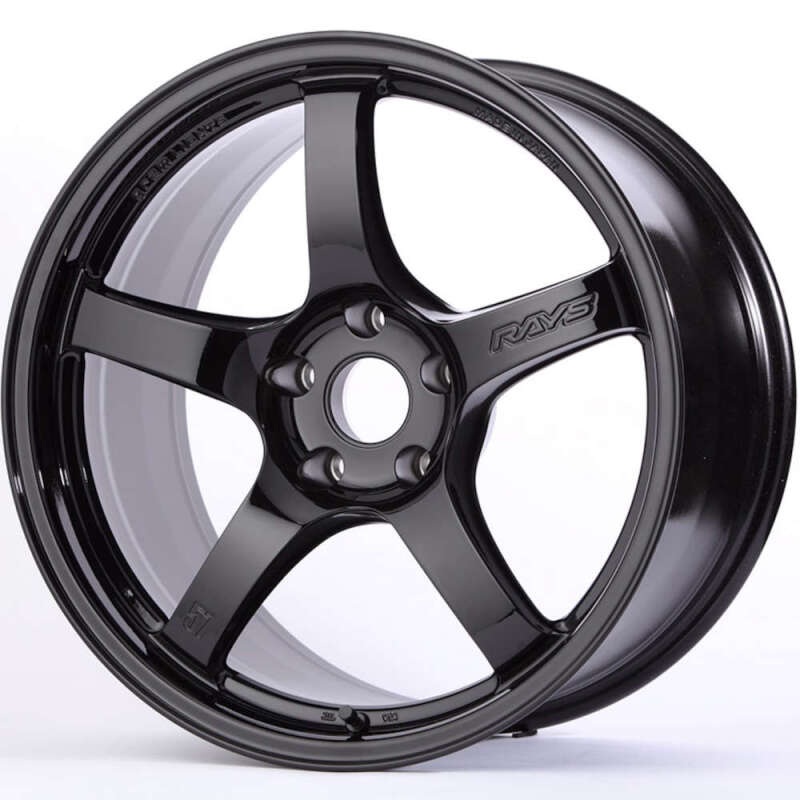 Gram Lights 57CR 18×8.5 +37 5×114.3 Gloss Black Wheel