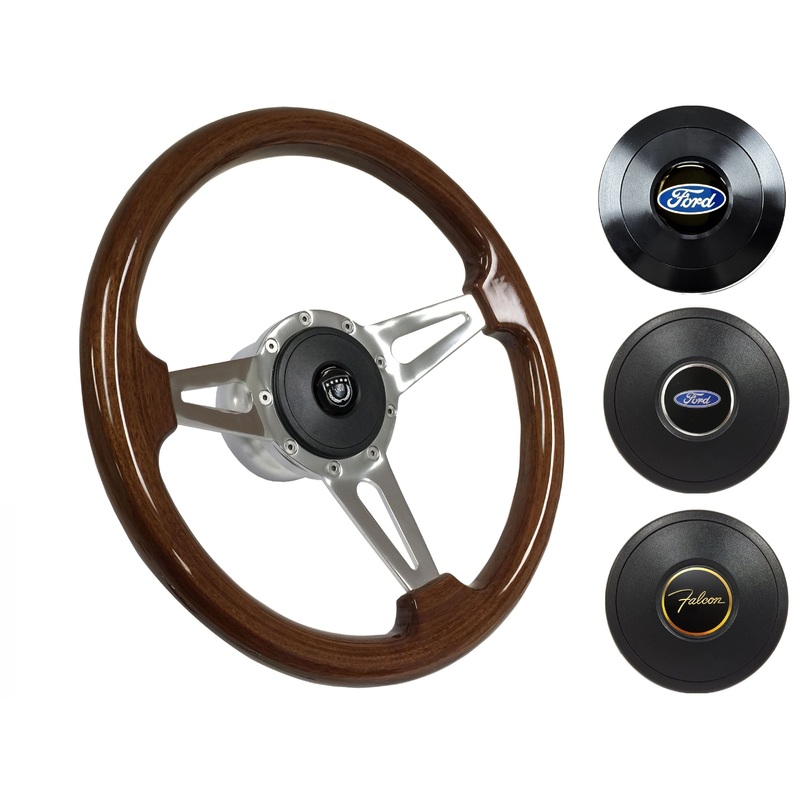 1970 Ford Falcon Steering Wheel Kit | Mahogany Wood | ST3078