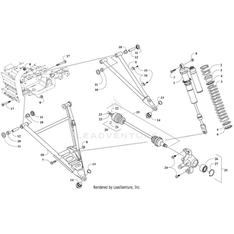 A-Arm – Upper Left (Inc. 10-14) by Arctic Cat