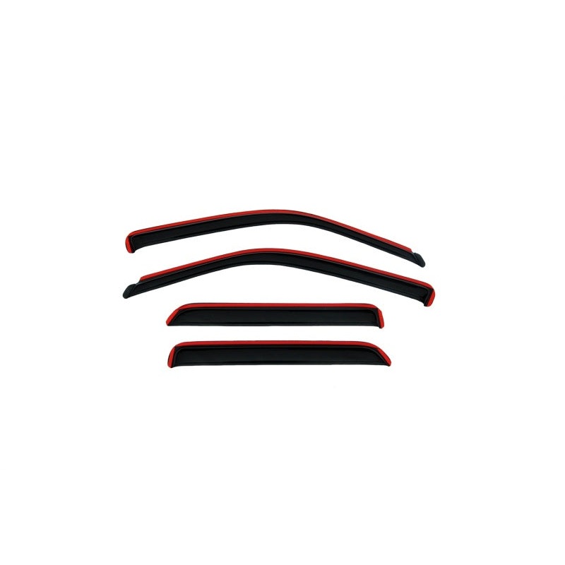 AVS 03-08 Honda Pilot Ventvisor In-Channel Front & Rear Window Deflectors 4pc – Smoke