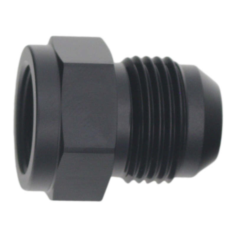 DeatschWerks 8AN Female Flare to 10AN Male Flare Expander – Anodized Matte Black