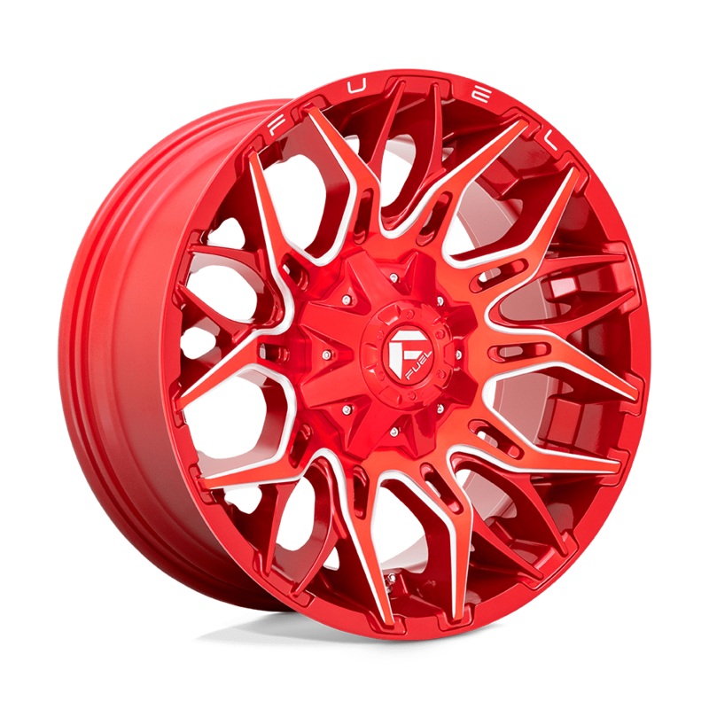 Fuel Wheels D771 Twitch 22″ 5×114.3/5×127 Candy Red Milled
