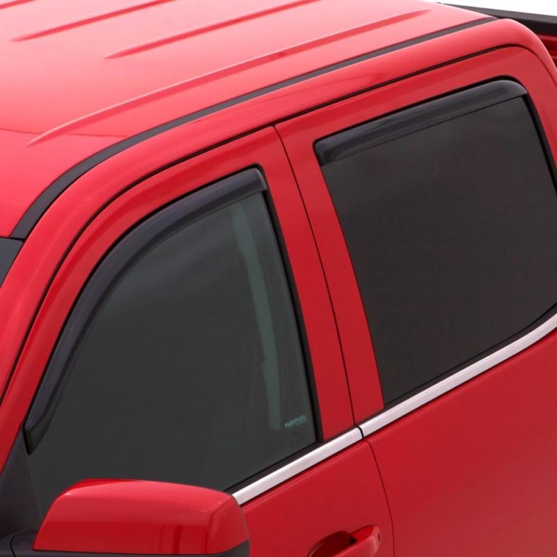 AVS 04-15 Nissan Titan Crew Cab Ventvisor In-Channel Front & Rear Window Deflectors 4pc – Smoke