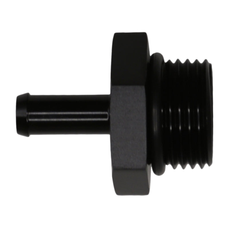 DeatschWerks 10AN ORB Male to 5/16in Male Barb Fitting – Anodized Matte Black