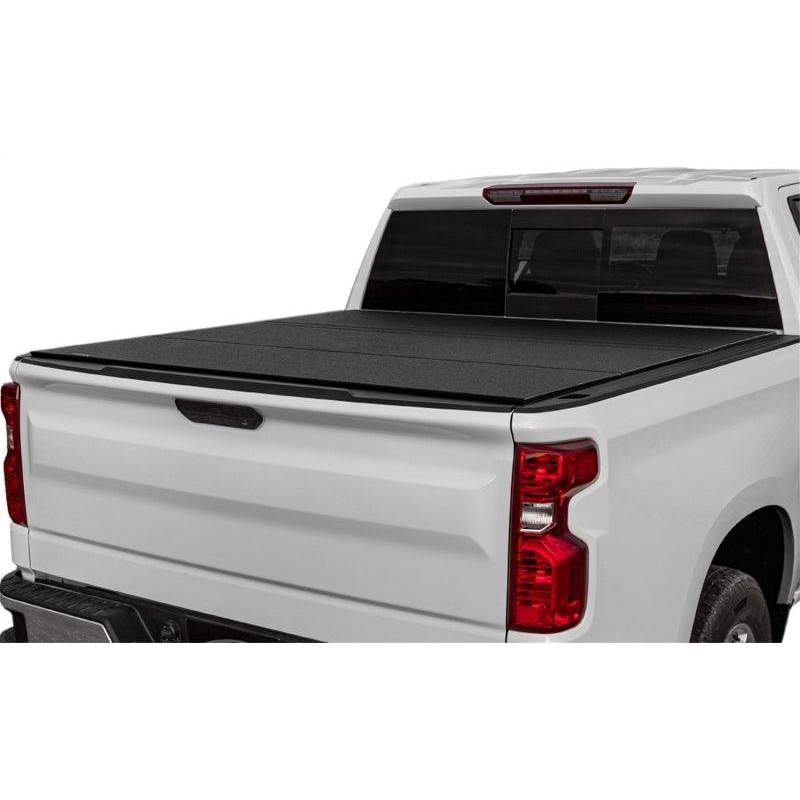 Access LOMAX Tri-Fold Cover Black Urethane Finish 22+ Toyota Tundra – 5ft 6in Bed