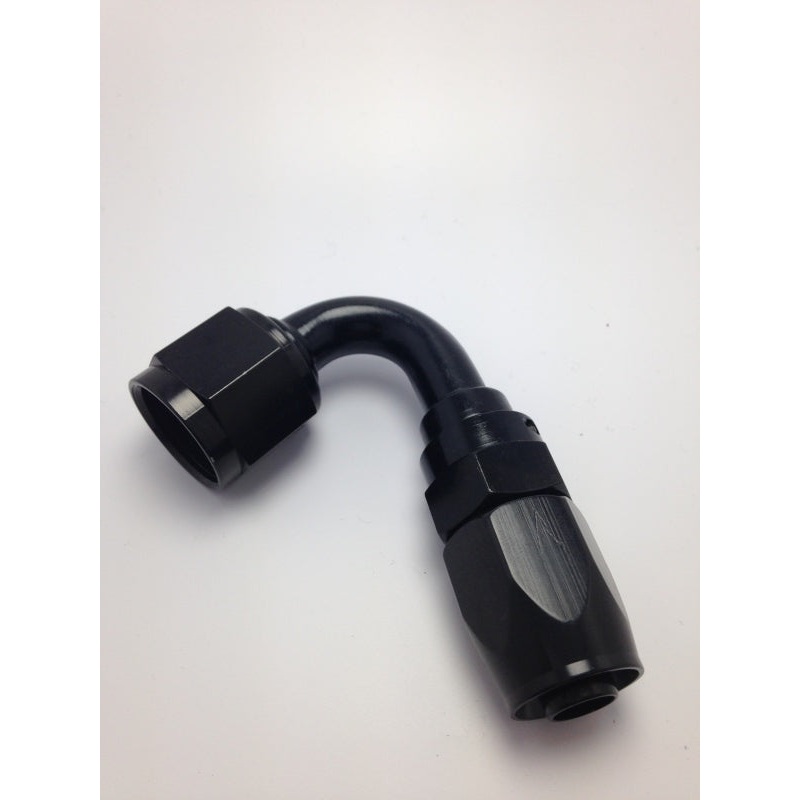 Fragola -6AN Nut x -8AN Hose 120 Degree Expanding Hose End – Black