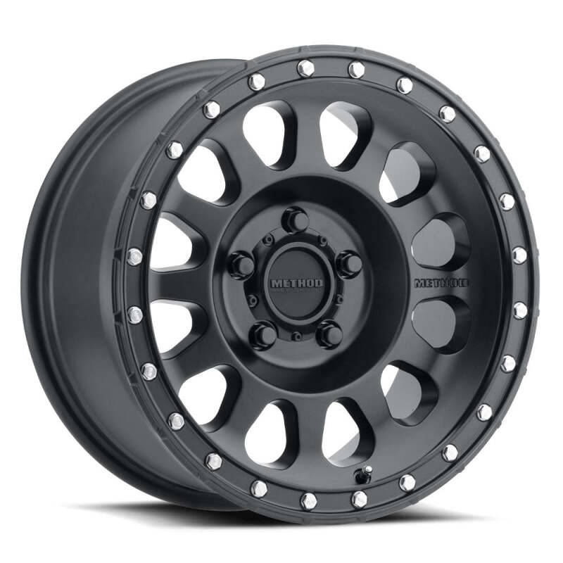 Method MR315 20×9 / 6×5.5 BP / 0mm Offset / 106.25mm CB Matte Black Wheel