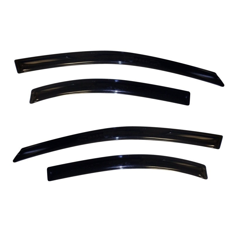 AVS 12-18 Chevy Sonic Ventvisor Outside Mount Window Deflectors 4pc – Smoke