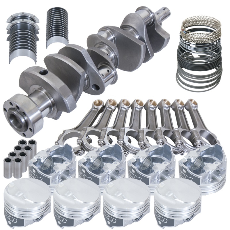 Eagle Chevy 454 1Pc 4.000in Crank 6.135in I-Beam Rods 12cc Dome 4.280in Pistons Rotating Assembly