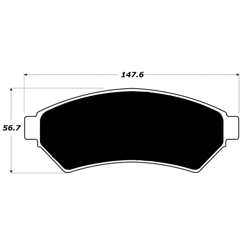 Porterfield Brake Pads for 2006 PONTIAC GRAND PRIX
