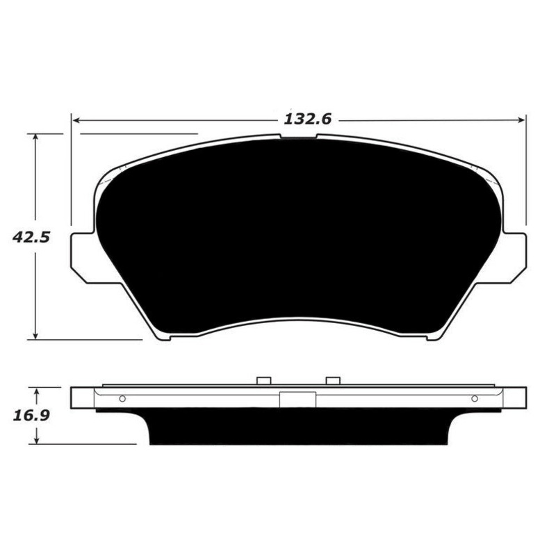 Porterfield Brake Pads for 2016 HYUNDAI ELANTRA Sedan