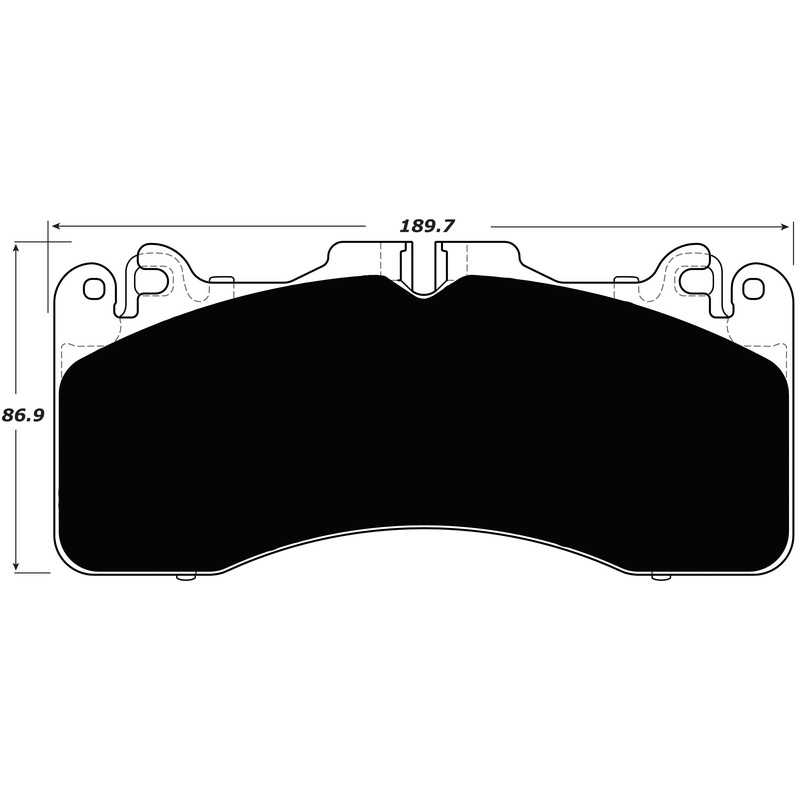 Porterfield Brake Pads for 2017 LEXUS RC-F
