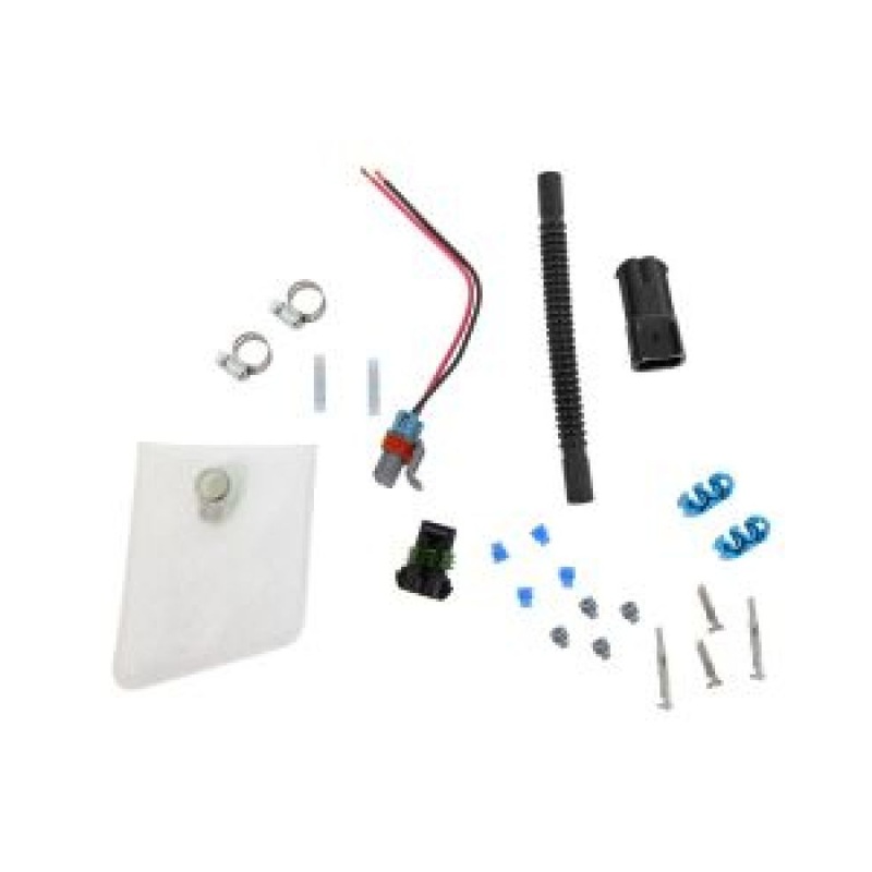 Walbro Universal Installation Kit: Fuel Filter/Wiring Harness/Fuel Line for F90000267 E85 Pump