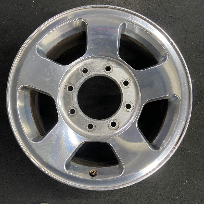 17″ FORD F250SD PICKUP 05-07 17×7.5 SRW 5 spoke aluminum polished Original OEM Wheel Rim