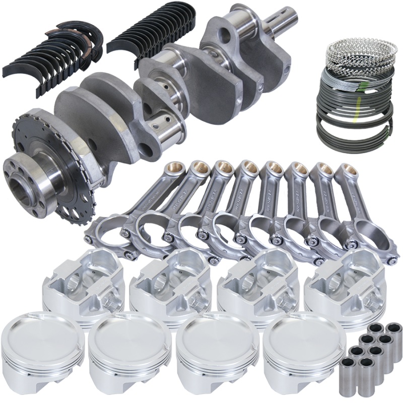 Eagle Chevy 4.8/5.3 LS 4.000in Crank 24 Tth Rlctor 6.125in I-Beam 3.820in Pistons Rotating Assembly