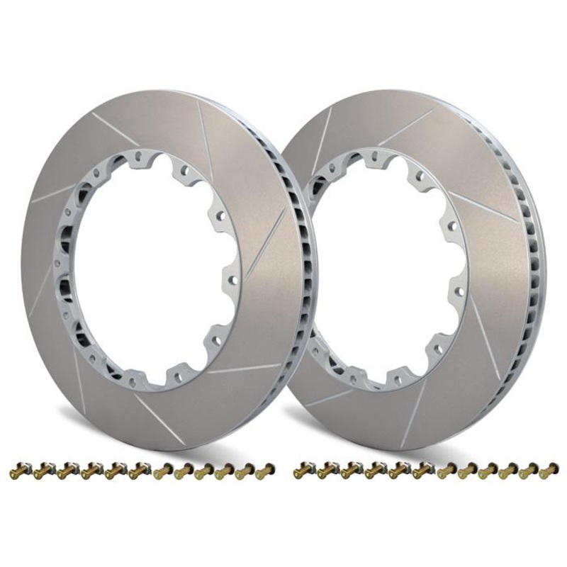 Girodisc 2pc Rear Rotor Ring Replacements For Lamborghini Aventador (Includes two rings and hardware)
