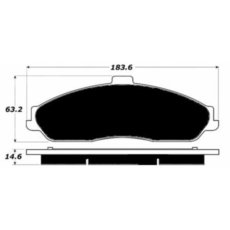 Porterfield Brake Pads for 2010 CHEVROLET CORVETTE