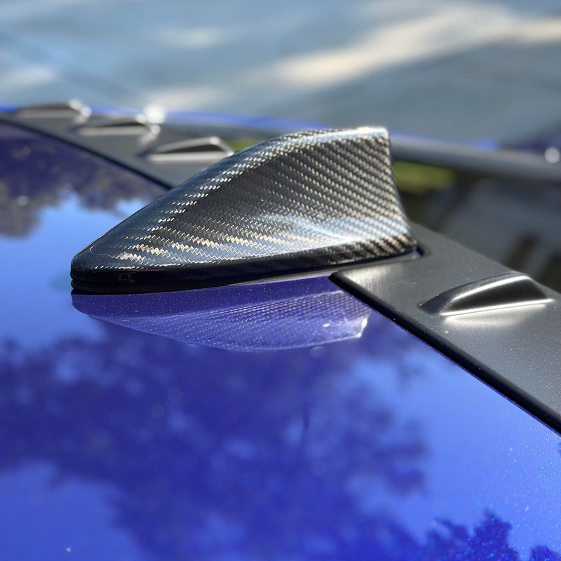 RSI Gloss Carbon Fiber Antenna Cover – 2022-2023 WRX / 2022-2023 BRZ / 2017-2021 WRX/STI w/ 7″ Starlink Radio