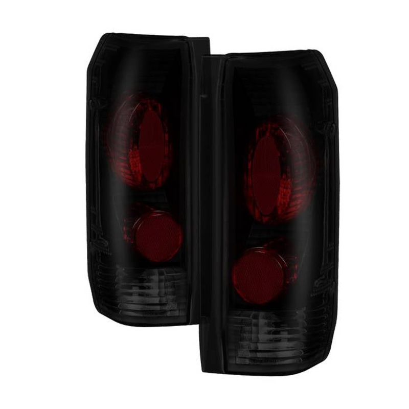 Xtune Ford F-150/F-250/F-350 87-96 Euro Style Tail Lights – Black Smoked