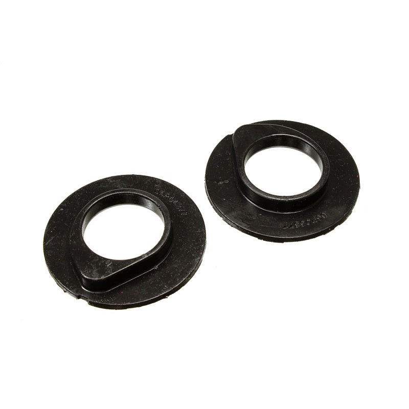 Energy Suspension 90-96 Ford F-150/Ford Bronco Front Coil Spring Isolator Set – Black