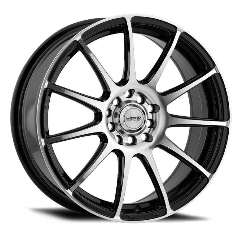 Maxxim Champ 17×7 10×100/114.3 ET40 Machined Face / Gloss Black