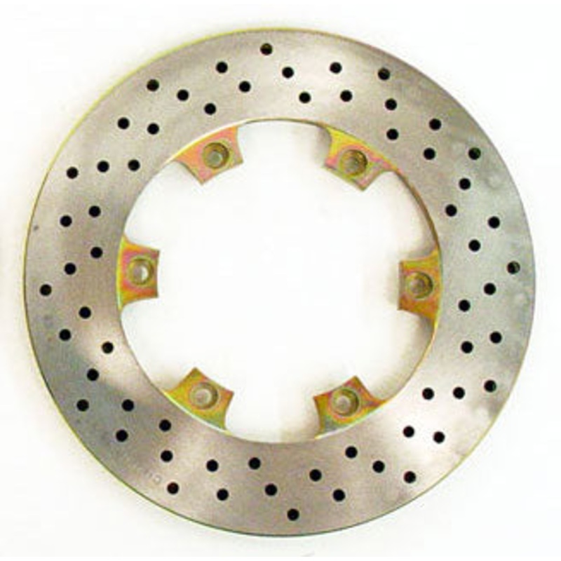 208mm (8 3/16″) Vented Rear Brake Disc, Cross Drilled, Steel