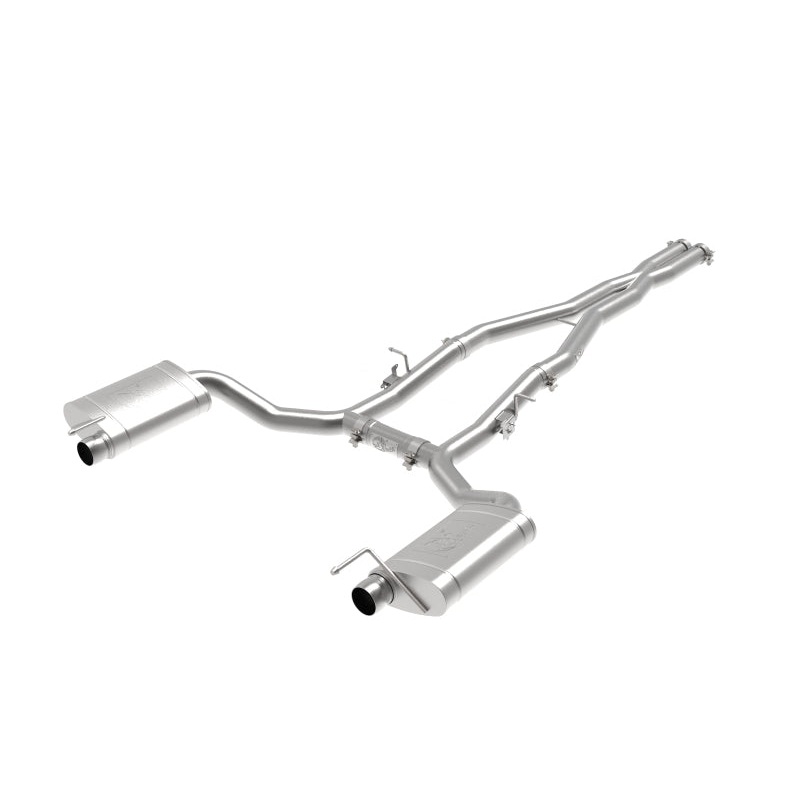 aFe MACH Force-Xp 3in 304 SS Cat-Back Exhaust 15-20 Dodge Charger Hellcat V8-6.2L (sc) / 392 V8-6.4L