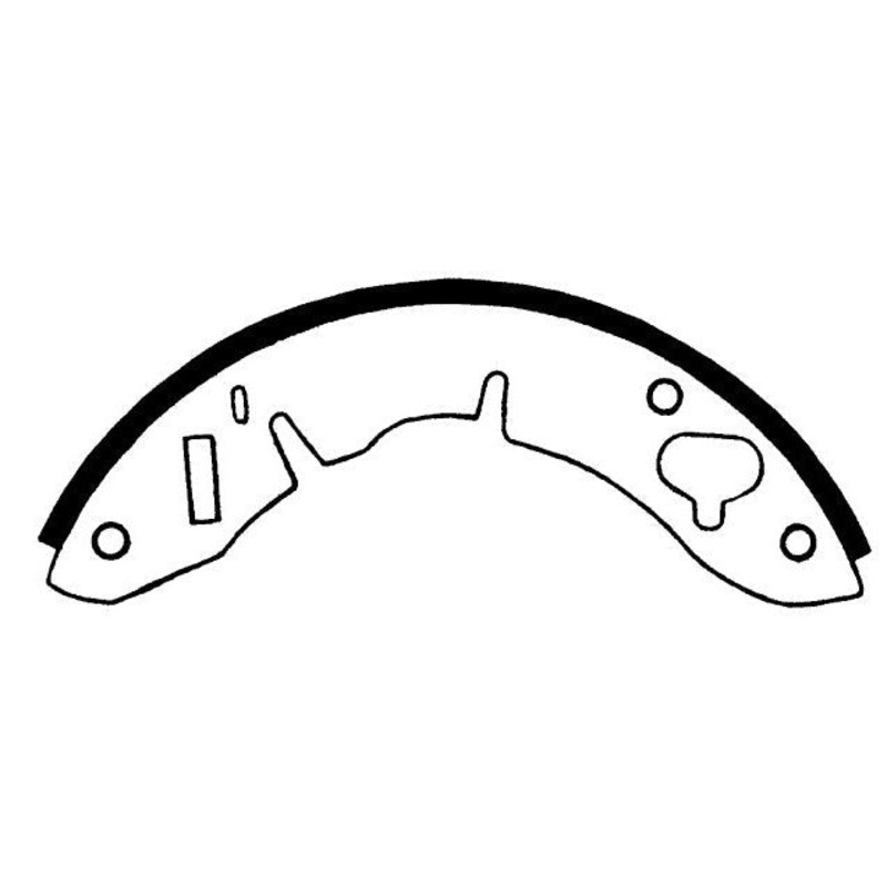 Porterfield Brake Shoes for 1972 MG MIDGET w/Front Discs