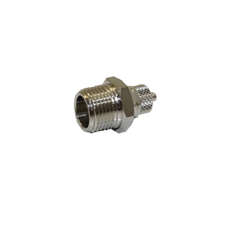 Snow Performance 3/8in NPT – 1/4 Quick Connect Straight Res Fitting