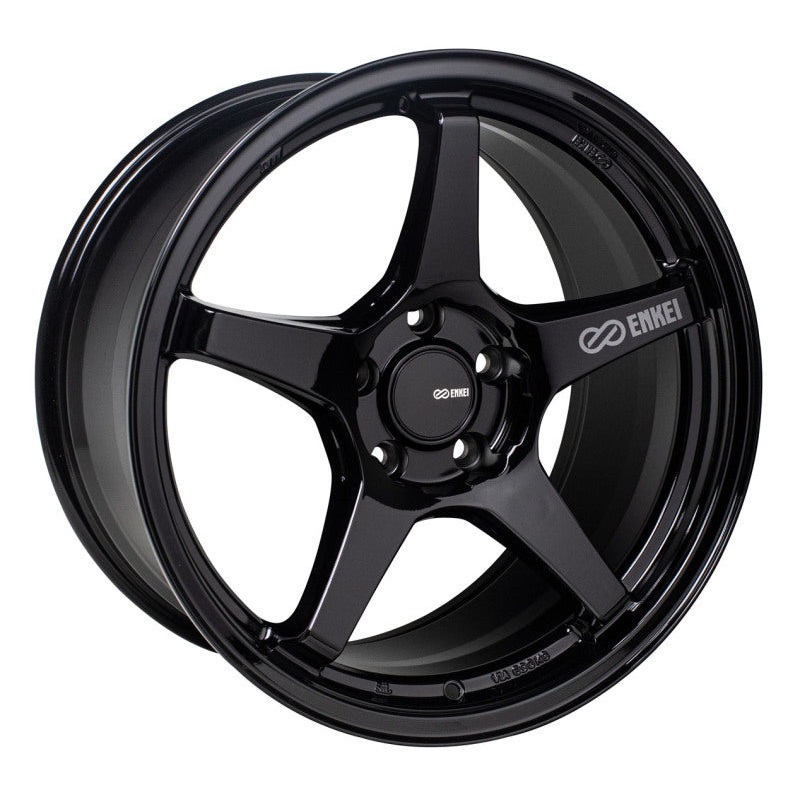 17×9.0 Enkei TS-5, 5×114.3 40mm Offset 72.6mm Bore Gloss Black