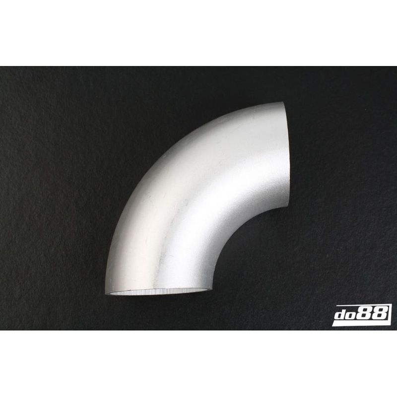 Aluminum pipe 90 60×3 mm, long radius
