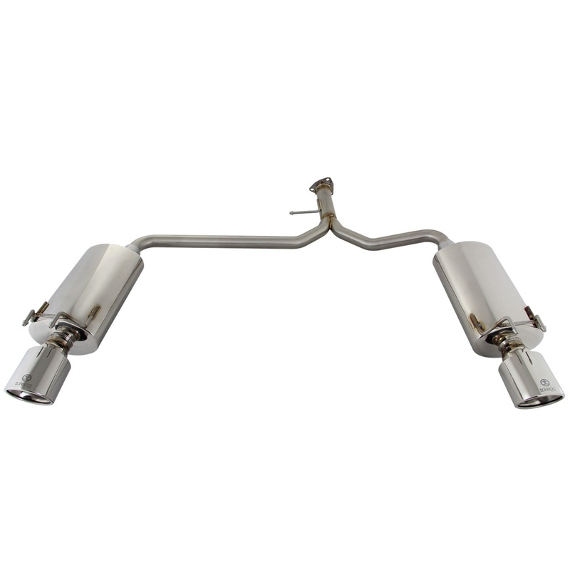 Takeda Axle-Back Exhaust 2013-2017 Honda Accord Sport Sedan (2.4L) Accord EX-L/Touring Sedan 13-16 V6 (3.5L) Dual Mufflers