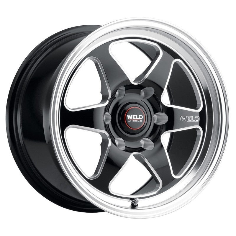 Weld S156 17×7 Ventura 6 Drag 6×135 ET20 BS4.80 Gloss BLK MIL DIA 87.1