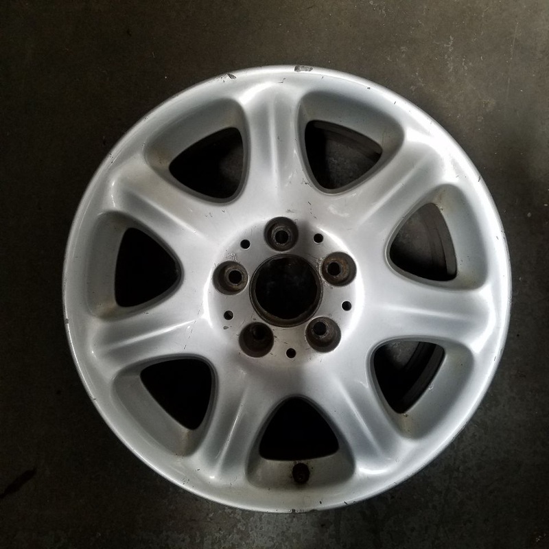 16″ MERCEDES S-CLASS 00-02 220 Type; S430 7 spoke 16×7.5 Original OEM Wheel Rim