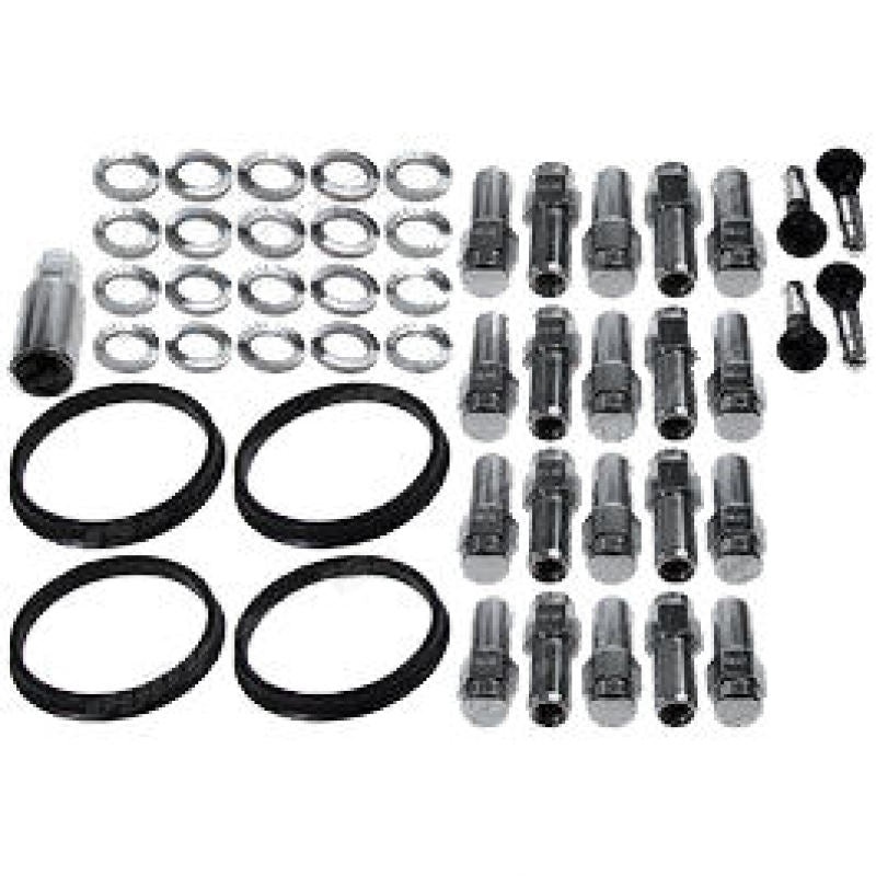 Race Star 1/2in Ford Closed End Deluxe Lug Kit | Off Set Washers – 20 PK