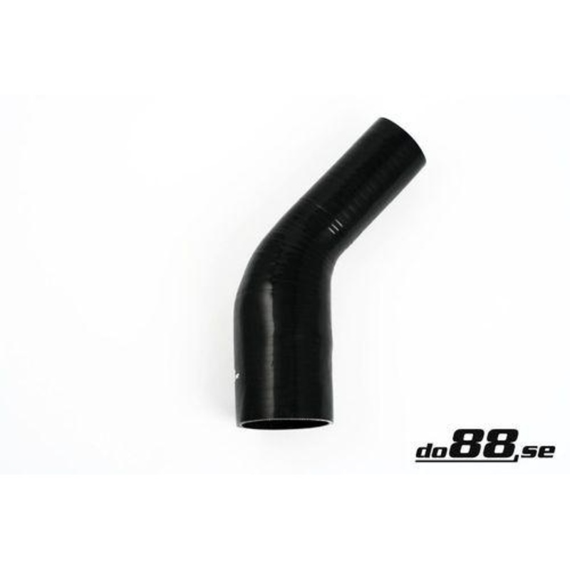 Silicone Hose Black 45 degree 2,5 – 3,5” (63-89mm)