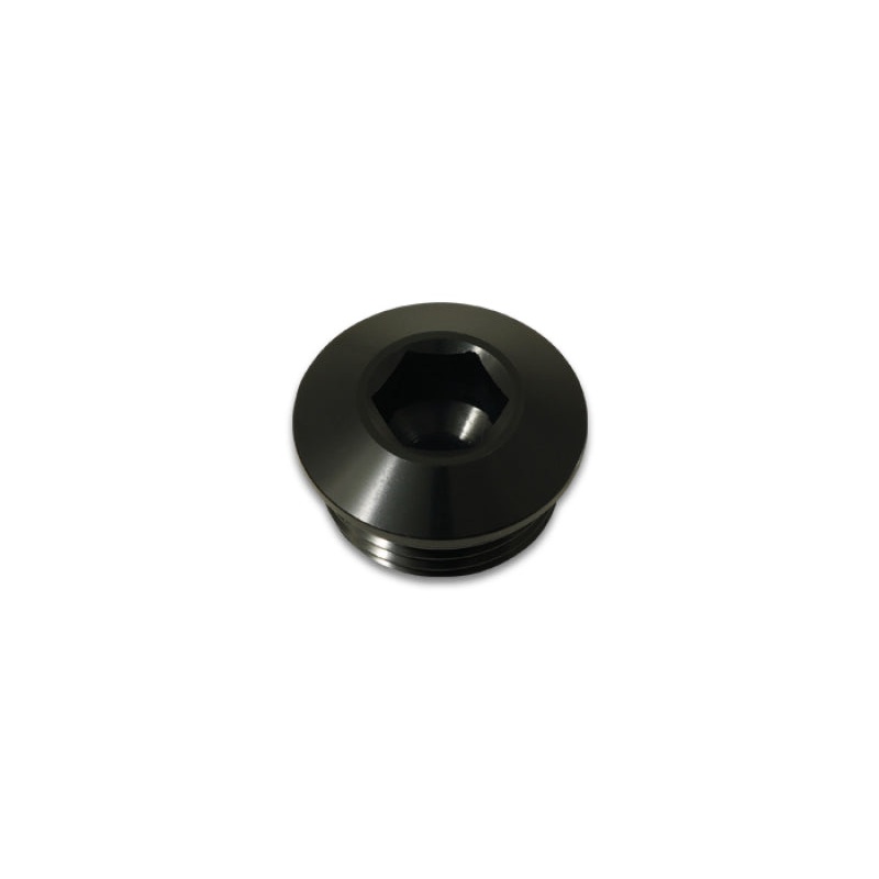 Vibrant Aluminum -4AN ORB Low Profile Port Plug – Anodized Black