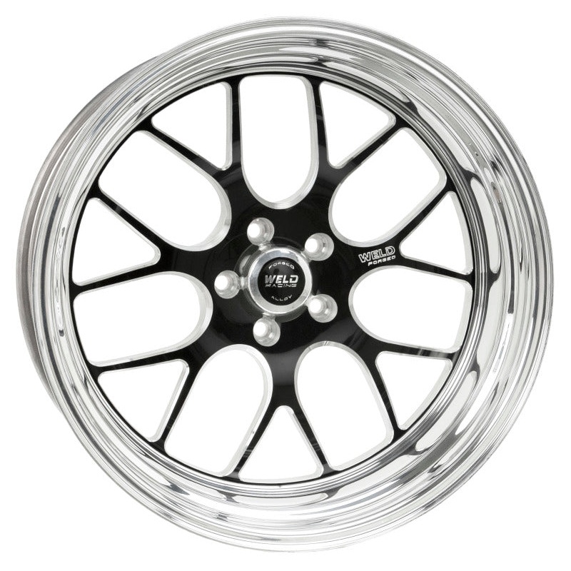 Weld S77 20×9.5 / 5×4.5 BP / 5.3in. BS Black Wheel (High Pad) – Non-Beadlock