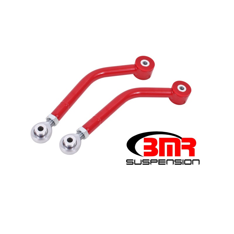 BMR 08-17 Challenger Upper Control Arms Single Adj. Rod Ends (Polyurethane) – Red