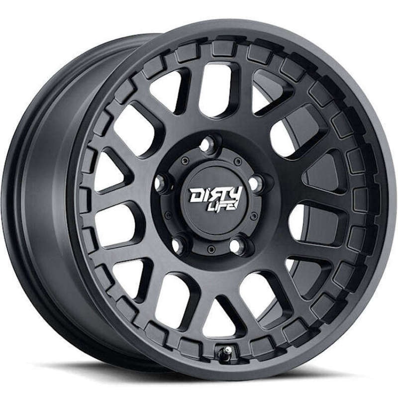 Dirty Life 9306 Mesa 17×9 / 5×127 BP / -12mm Offset / 78.1mm Hub Matte Black Wheel