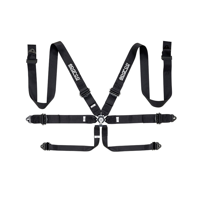 Sparco 6 Point 3″ Aluminium Black – Universal
