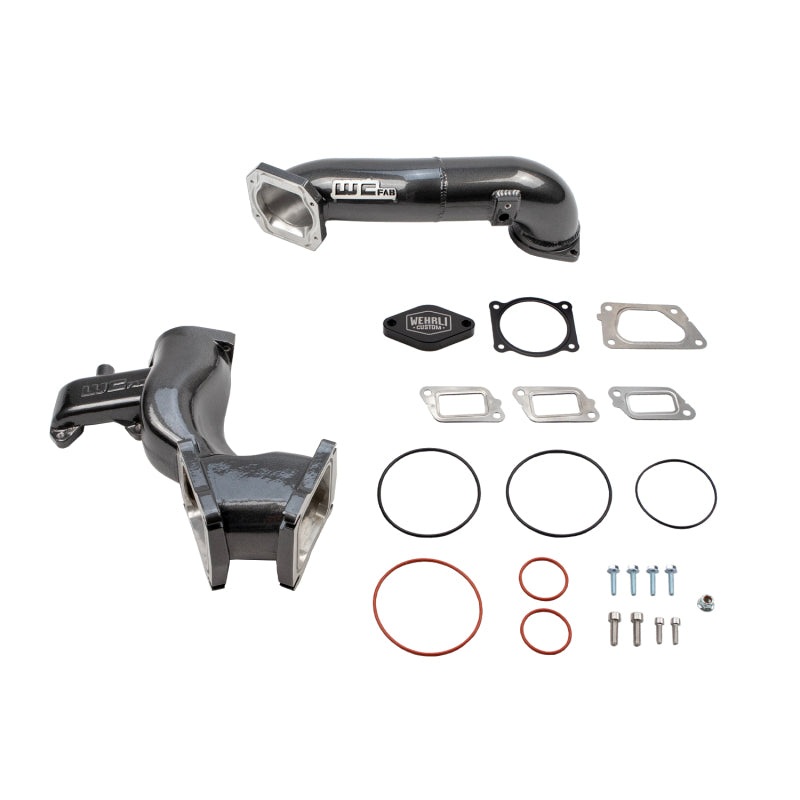 Wehrli 11-16 Chevrolet 6.6L LML Duramax High Flow Y-Bridge Kit – Candy Teal