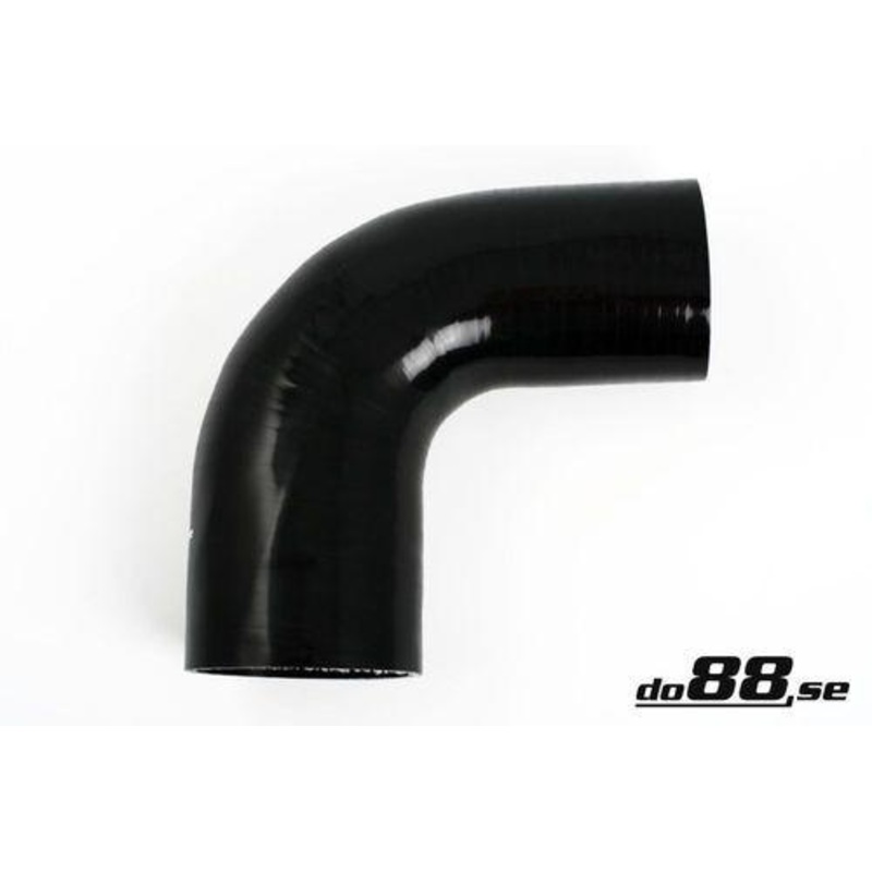 Silicone Hose Black 90 degree 3 – 3,5” (76 – 89mm)