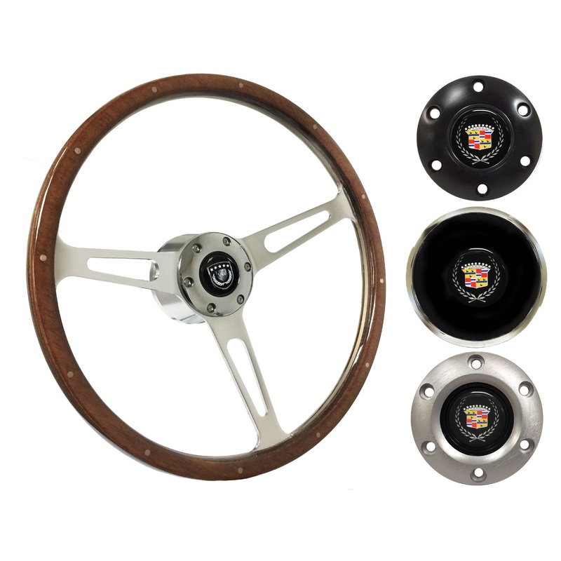 1969-89 Cadillac Steering Wheel Kit | Deluxe Walnut Wood | ST3553