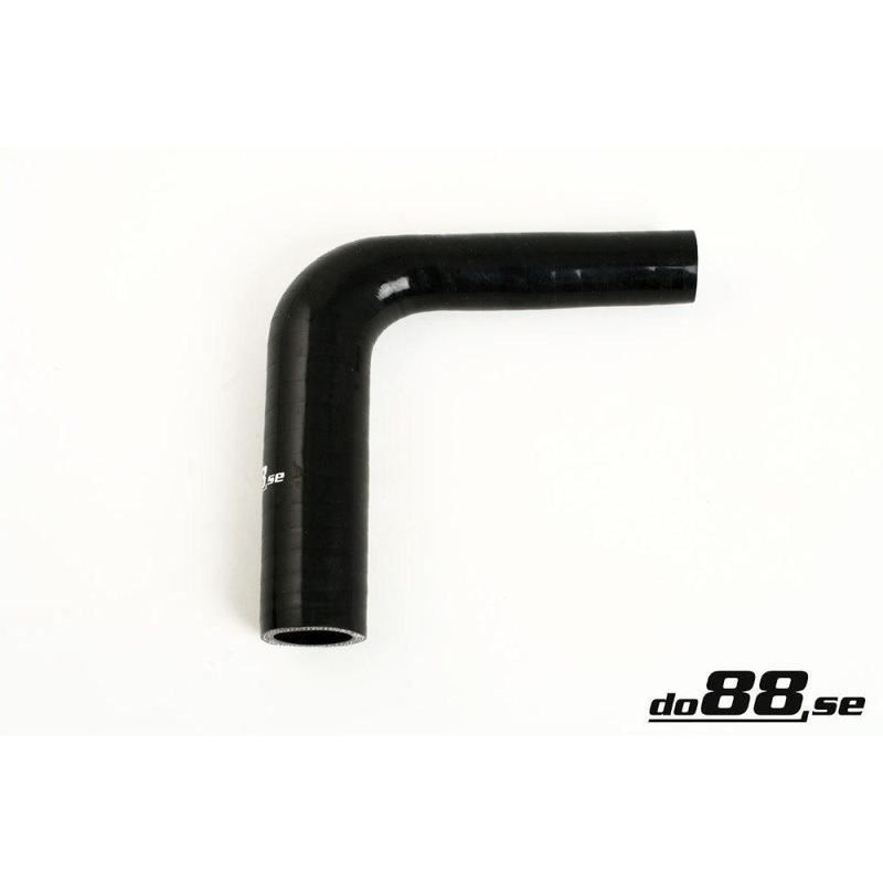 Silicone Hose Black 90 degree 0,5 – 0,75” (13-19mm)