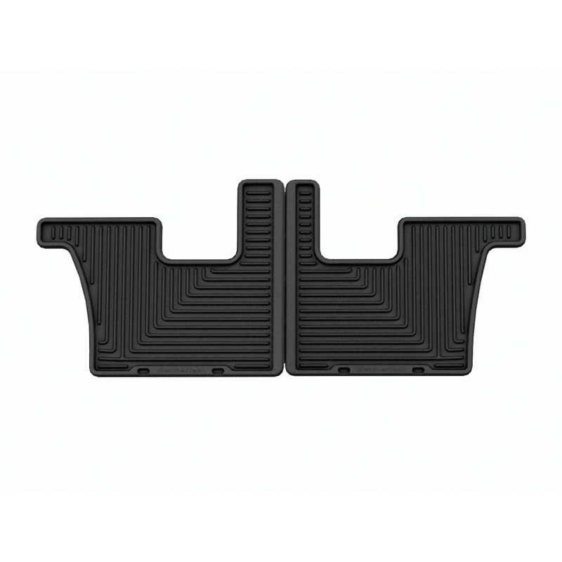 WeatherTech 13-19 Hyundai Santa Fe / 2019 Santa Fe XL Rear All-Weather Floor Mats – Black