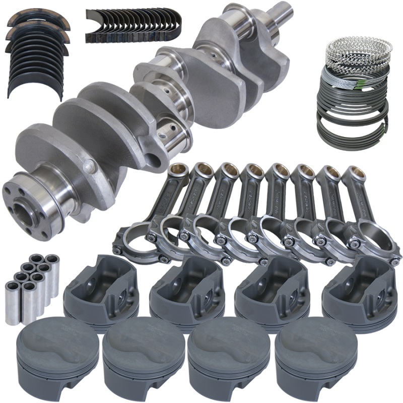 Eagle Ford 351W 4.000in Crank 6.250in I-Beam Rods -6.6cc Flat Top 4.155in Pistons Rotating Assembly